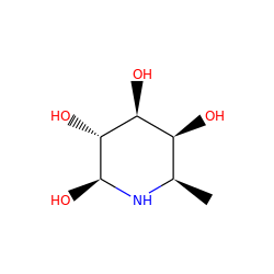 C[C@H]1N[C@@H](O)[C@H](O)[C@@H](O)[C@H]1O ZINC000028570149