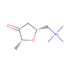 C[C@H]1O[C@@H](C[N+](C)(C)C)CC1=O ZINC000005763418