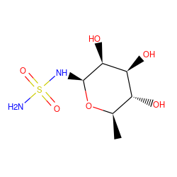 C[C@H]1O[C@@H](NS(N)(=O)=O)[C@@H](O)[C@@H](O)[C@@H]1O ZINC000072176263