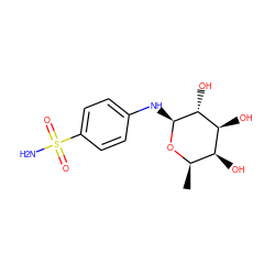 C[C@H]1O[C@@H](Nc2ccc(S(N)(=O)=O)cc2)[C@H](O)[C@@H](O)[C@H]1O ZINC000049069112