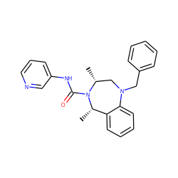 C[C@H]1c2ccccc2N(Cc2ccccc2)C[C@@H](C)N1C(=O)Nc1cccnc1 ZINC001772613657