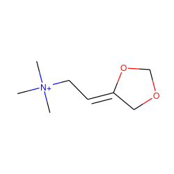 C[N+](C)(C)C/C=C1/COCO1 ZINC000000251364