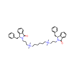 C[N+](C)(CCCCCC[N+](C)(C)CCCN1C(=O)c2ccccc2[C@@H]1Cc1ccccc1)CCCN1C(=O)c2ccccc2[C@@H]1Cc1ccccc1 ZINC000026272776