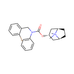 C[N+]1(C)[C@H]2CC[C@@H]1C[C@@H](OC(=O)N(Cc1ccccc1Br)c1ccccc1)C2 ZINC000101152005