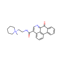 C[N+]1(CCNC(=O)c2cnc3c4c(cccc24)-c2ccccc2C3=O)CCCCC1 ZINC000043121797