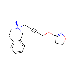 C[N@+]1(CC#CCOC2=NOCC2)CCc2ccccc2C1 ZINC000253665719