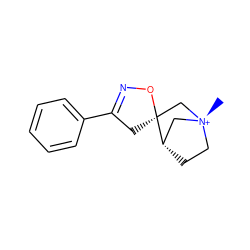 C[N@@+]12CC[C@@H](C1)[C@]1(CC(c3ccccc3)=NO1)C2 ZINC000254120111