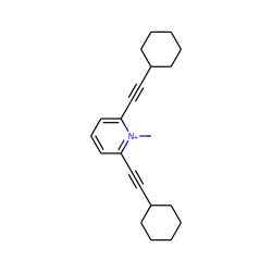 C[n+]1c(C#CC2CCCCC2)cccc1C#CC1CCCCC1 ZINC000095583223