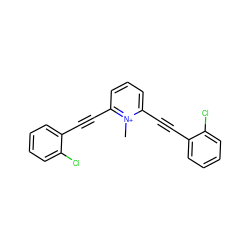 C[n+]1c(C#Cc2ccccc2Cl)cccc1C#Cc1ccccc1Cl ZINC000095583355