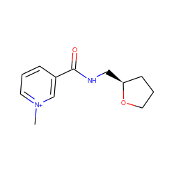 C[n+]1cccc(C(=O)NC[C@H]2CCCO2)c1 ZINC000000383139