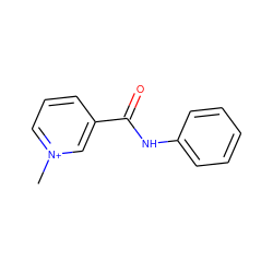 C[n+]1cccc(C(=O)Nc2ccccc2)c1 ZINC000001464920