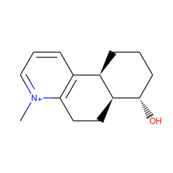 C[n+]1cccc2c1CC[C@@H]1[C@@H](O)CCC[C@H]21 ZINC000040685304