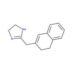 C1=C(CC2=NCCN2)CCc2ccccc21 ZINC000000001780