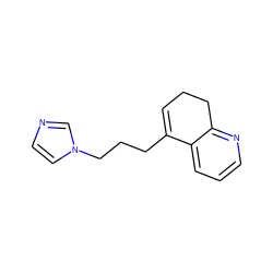 C1=C(CCCn2ccnc2)c2cccnc2CC1 ZINC000013808203