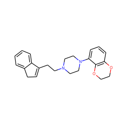 C1=C(CCN2CCN(c3cccc4c3OCCO4)CC2)c2ccccc2C1 ZINC000013743675