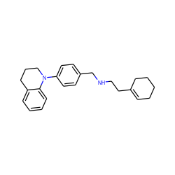 C1=C(CCNCc2ccc(N3CCCc4ccccc43)cc2)CCCC1 ZINC000066251467