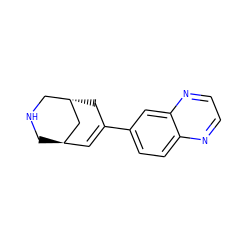 C1=C(c2ccc3nccnc3c2)C[C@H]2CNC[C@H]1C2 ZINC000101576494