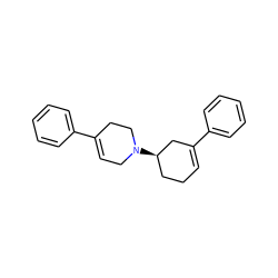 C1=C(c2ccccc2)CCN([C@@H]2CCC=C(c3ccccc3)C2)C1 ZINC000013738838