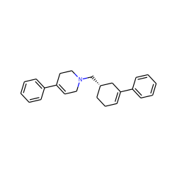 C1=C(c2ccccc2)CCN(C[C@H]2CCC=C(c3ccccc3)C2)C1 ZINC000013738833