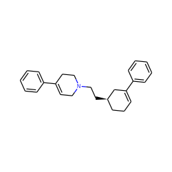 C1=C(c2ccccc2)CCN(CC[C@@H]2CCC=C(c3ccccc3)C2)C1 ZINC000013738840