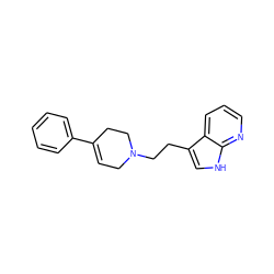 C1=C(c2ccccc2)CCN(CCc2c[nH]c3ncccc23)C1 ZINC000038538545