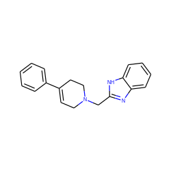 C1=C(c2ccccc2)CCN(Cc2nc3ccccc3[nH]2)C1 ZINC000052716466