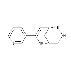 C1=C(c2cccnc2)C[C@H]2CNC[C@@H]1C2 ZINC000095572184