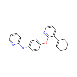 C1=C(c2cccnc2Oc2ccc(Nc3ccccn3)cc2)CCCC1 ZINC000148400758