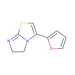 C1=C(c2ccco2)N2CCN=C2S1 ZINC000000189112