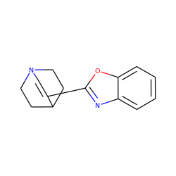 C1=C(c2nc3ccccc3o2)C2CCN1CC2 ZINC000000017173