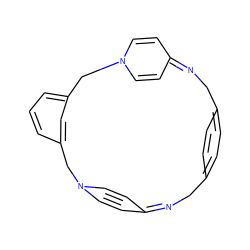 C1=CN2C=CC1=NCc1ccc(cc1)CN=C1C=CN(C=C1)Cc1cccc(c1)C2 ZINC000377809604