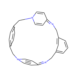 C1=CN2C=CC1=NCc1cccc(c1)CN=C1C=CN(C=C1)Cc1ccc(cc1)C2 ZINC000377521729