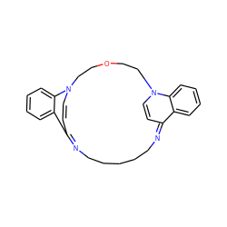 C1=CN2CCOCCN3C=CC(=NCCCCCN=C1c1ccccc12)c1ccccc13 ZINC000377845839