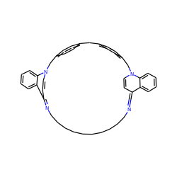 C1=CN2Cc3ccc(cc3)Cc3ccc(cc3)CN3C=CC(=NCCCCCCCCCCN=C1c1ccccc12)c1ccccc13 ZINC000377820358