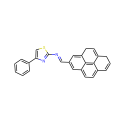 C1=Cc2ccc3cc(/C=N/c4nc(-c5ccccc5)cs4)cc4c3c2C(=CC4)C1 ZINC001772628061