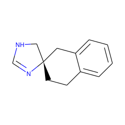 C1=N[C@]2(CCc3ccccc3C2)CN1 ZINC000000006264