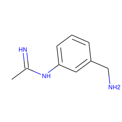 CC(=N)Nc1cccc(CN)c1 ZINC000003826186