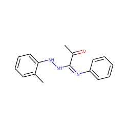 CC(=O)/C(=N\c1ccccc1)NNc1ccccc1C ZINC000013473571