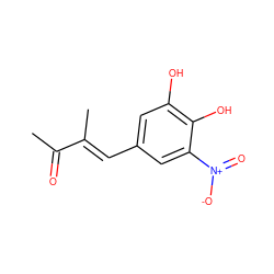 CC(=O)/C(C)=C/c1cc(O)c(O)c([N+](=O)[O-])c1 ZINC000013883836