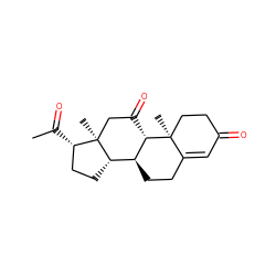 CC(=O)[C@H]1CC[C@H]2[C@@H]3CCC4=CC(=O)CC[C@]4(C)[C@H]3C(=O)C[C@]12C ZINC000001700135