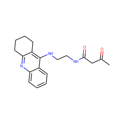 CC(=O)CC(=O)NCCNc1c2c(nc3ccccc13)CCCC2 ZINC001772605565