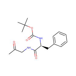 CC(=O)CNC(=O)[C@H](Cc1ccccc1)NC(=O)OC(C)(C)C ZINC000013676615