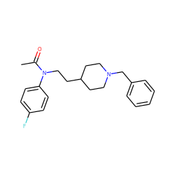 CC(=O)N(CCC1CCN(Cc2ccccc2)CC1)c1ccc(F)cc1 ZINC000003814247