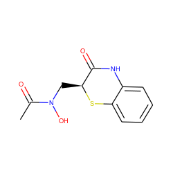 CC(=O)N(O)C[C@@H]1Sc2ccccc2NC1=O ZINC000029239710