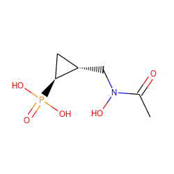 CC(=O)N(O)C[C@H]1C[C@@H]1P(=O)(O)O ZINC000013686185