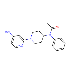 CC(=O)N(c1ccccc1)C1CCN(c2cc(N)ccn2)CC1 ZINC000040953205