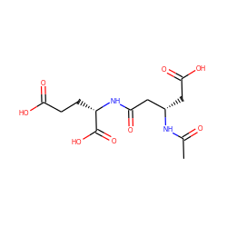 CC(=O)N[C@@H](CC(=O)O)CC(=O)N[C@@H](CCC(=O)O)C(=O)O ZINC000026650809