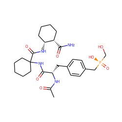 CC(=O)N[C@@H](Cc1ccc(C[P@](=O)(O)CO)cc1)C(=O)NC1(C(=O)N[C@@H]2CCCC[C@@H]2C(N)=O)CCCCC1 ZINC000026401625