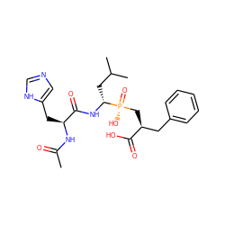 CC(=O)N[C@@H](Cc1cnc[nH]1)C(=O)N[C@H](CC(C)C)[P@](=O)(O)C[C@@H](Cc1ccccc1)C(=O)O ZINC000014976282