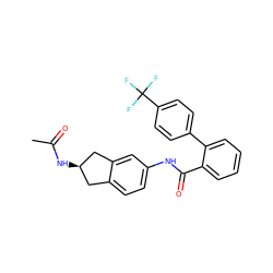 CC(=O)N[C@@H]1Cc2ccc(NC(=O)c3ccccc3-c3ccc(C(F)(F)F)cc3)cc2C1 ZINC000013471195